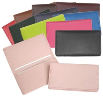 Royce Leather Business Card Case in Top Grain Nappa Leather