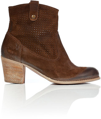 NDC Brown Leather Ankle Boots