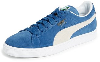 blue puma suede shoes