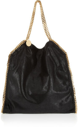 Stella McCartney The Falabella faux brushed-leather shoulder bag