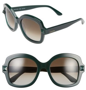 Valentino 'Rockstud' 53mm Studded Sunglasses