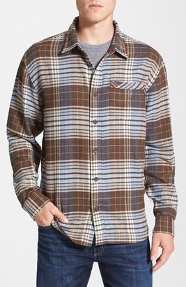 O'Neill Jack 'Caravan' Long Sleeve Plaid Herringbone Knit Shirt