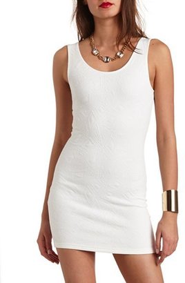 Charlotte Russe Geo Quilted Body-Con Dress