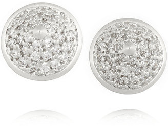 Noir Silver-tone cubic zirconia earrings