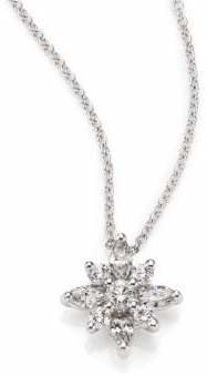 Kwiat Diamond & Platinum Star Pendant Necklace