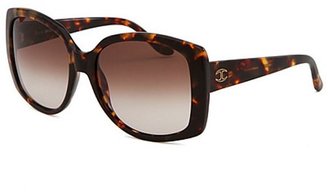 Just Cavalli Women's Butterfly Tortoise Sunglasses