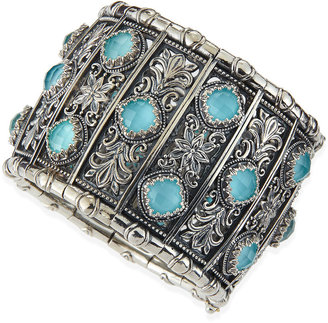 Konstantino Turquoise Doublet Cuff Bracelet