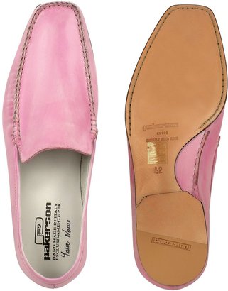 Pakerson Pink Italian Handmade Leather Loafer Shoes