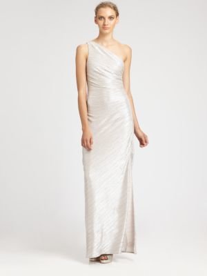 Laundry by Shelli Segal Metallic Gown