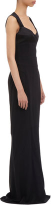 Narciso Rodriguez Fitted Sweetheart Gown