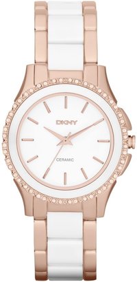 DKNY NY8821 Ceramic White Ladies Bracelet Watch