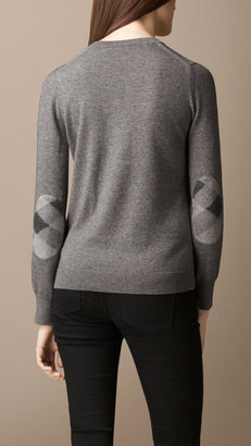 Burberry Cotton Cashmere Needlepunch Sweater