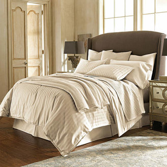 Royal Velvet 400tc Damask Stripe Cotton Comforter Set