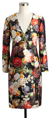 J.Crew Collection Dutch floral wrap dress