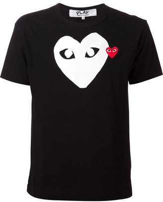 Comme des Garcons heart logo T-shirt