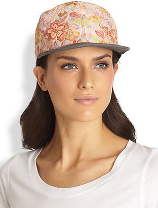 Eugenia Kim Darien Floral Jacquard Baseball Hat