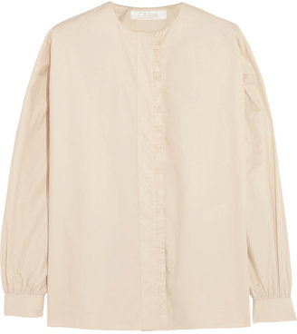 Chloé Ruffled cotton blouse