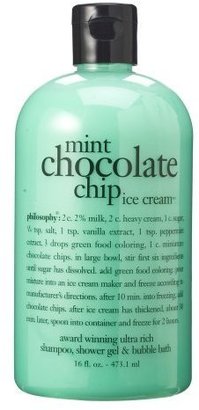 Philosophy Mint Chocolate Chip 3-in-1 Shampoo/Shower Gel/Bubble Bath - 16.0 oz.