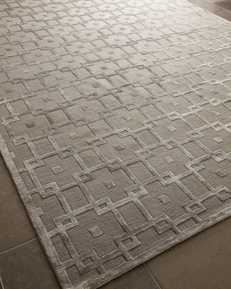 Horchow "Silver Blocks" Rug