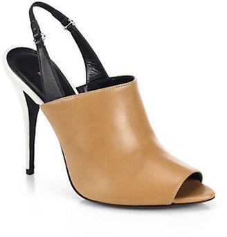 Narciso Rodriguez Cindy Leather Slingback Sandals