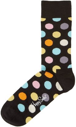 Happy Socks Men's Multi Spot Sock