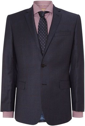 Richard James Men's Mayfair Check contemporary suit jacket