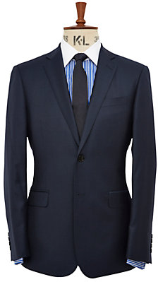 Richard James Mayfair Slim Fit Pick and Pick Wool Suit Jacket, Navy