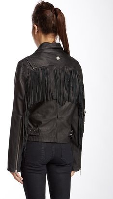 Eleven Paris Fringe Leather Jacket