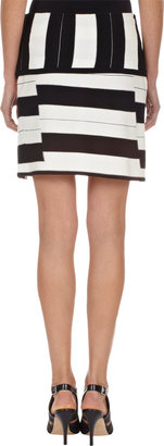 Thakoon Mixed-Stripe Skirt