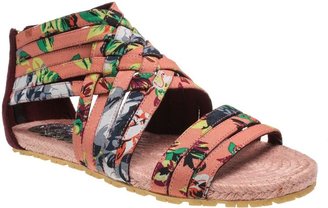Irregular Choice Tropical sea strappy flat sandals