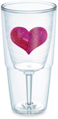 Tervis 16-Ounce Pink Sequins Heart Goblet