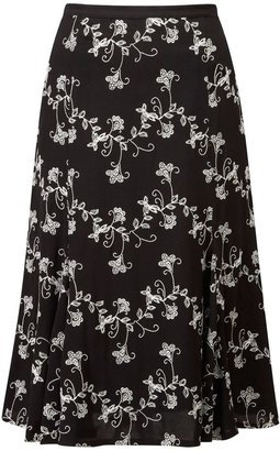 C&C California CC Petite All Over Embroidered Skirt