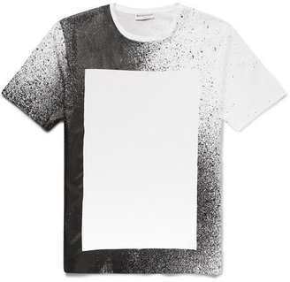 Balenciaga Printed Cotton-Jersey T-Shirt