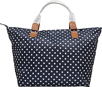 Sally Ion Castaway Carry All Denim Dots Tote