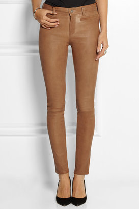 MiH Jeans The Ellsworth stretch-leather skinny pants