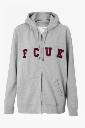 French Connection Pipa Sweats Fcuk Zip-Up Hoody
