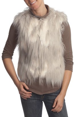 True Grit Novelty Faux Fur Shag Vest (For Women)