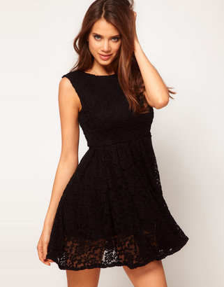 TFNC Skater Dress in Lace