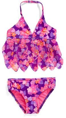 Hula Star 'Enchanted Garden' Two-Piece Swimsuit (Toddler Girls & Little Girls)