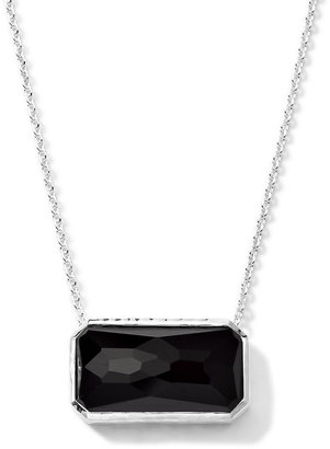 Ippolita Rectangle Black Onyx Pendant Necklace