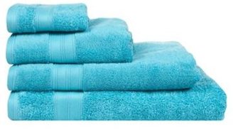 Home Collection Bright turquoise Egyptian cotton towel