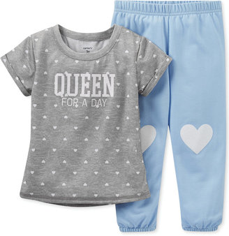 Carter's Toddler Girls' 2-Piece Heart Pajamas