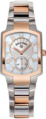 Philip Stein Teslar Small Classic Two-Tone Rose Gold Watch Head