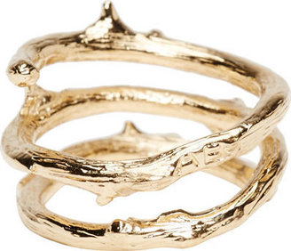 Aurélie Bidermann Gold Rosebud Ring