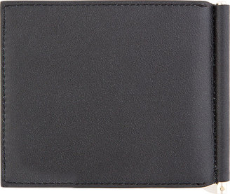Givenchy Black Leather Abstract Print Money Clip
