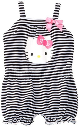 Hello Kitty Glitter Stripe Romper (Baby Girls)