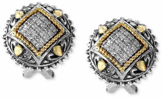 Effy Balissima by Diamond Diamond Stud (1/4 ct. t.w.) in 18k Gold and Sterling Silver