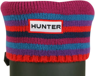 Hunter Unisex Striped Cuff Welly Socks