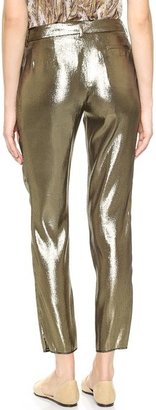 Jenni Kayne Pleated Metallic Pants