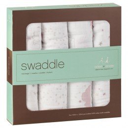 Aden Anais Aden + Anais 4 Pack of Lovely Swaddles